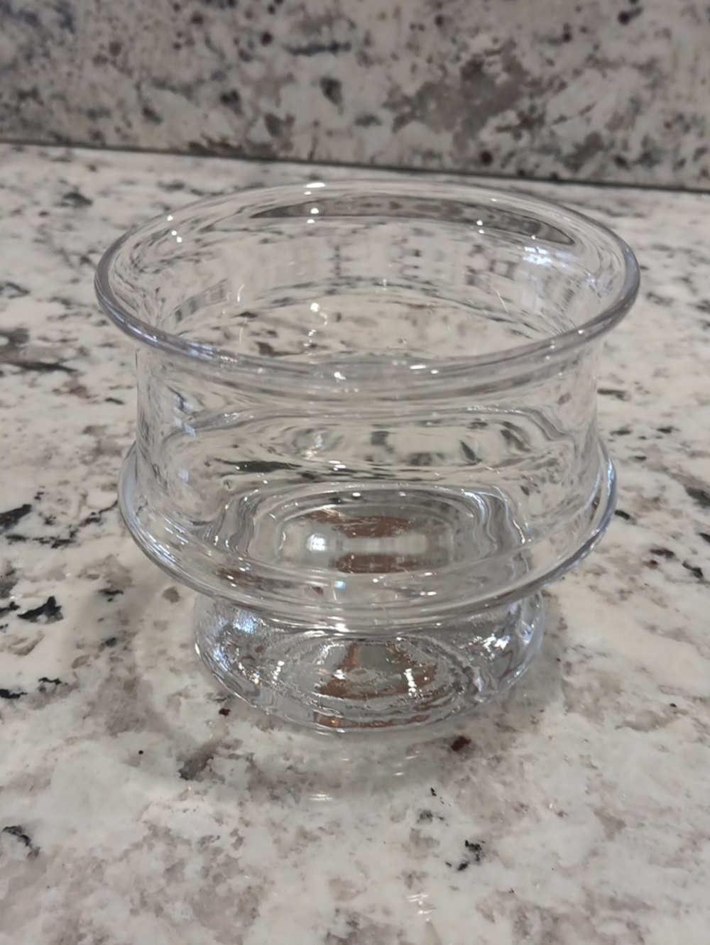 Clear Glass Decorative Bowl